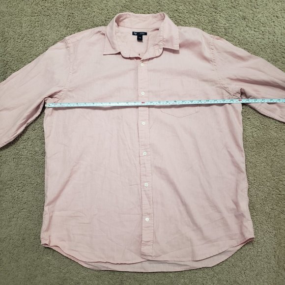 Gap Light Pink Button down Shirt for Men Size XL - Picture 5 of 9